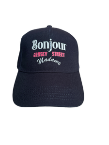 Bonjour Madame x jersey Street Social navy & pink Cap