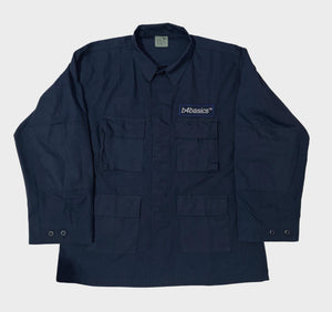 B4basics  Vintage  jungle  Fatigue  workwear Jacket - Navy
