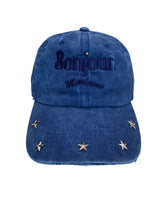 Load image into Gallery viewer, Bonjour Madame garment dyed studed cap