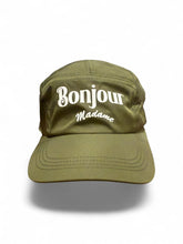 Load image into Gallery viewer, Bonjourmadame run Manchester cap khaki //white