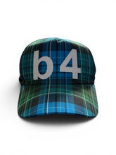 Load image into Gallery viewer, B4basics Highland Green &amp; Navy check cap