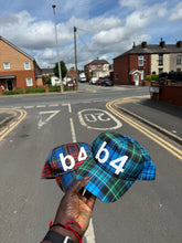 Load image into Gallery viewer, B4basics Highland  plaid red &amp; navy check cap