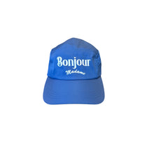 Load image into Gallery viewer, Bonjour Madame run Manchester limited edition cap electric Blue