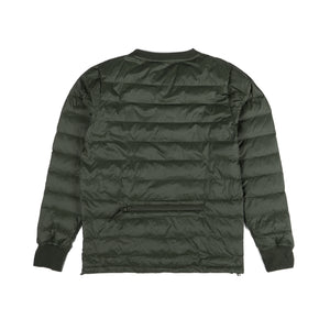 Crewneck Padded Jacket - Khaki
