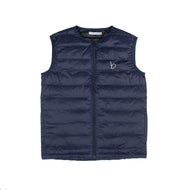 Crew neck Packable Gilet - Navy Blue