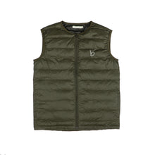 Load image into Gallery viewer, Crew Neck Packable Gilet - Khaki
