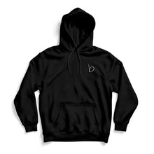 Load image into Gallery viewer, Organic Graphic print Hoodie - Black