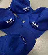 Bonjour Madame 6 panel Cap - Cobalt Blue