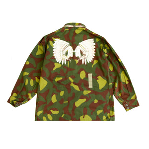 Two Chiefs - Reclaimed camo utility overshirt