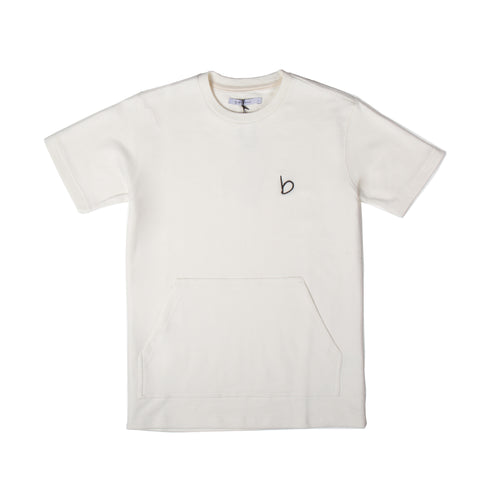 Eley Pouch Pocket T-Shirt - Off White