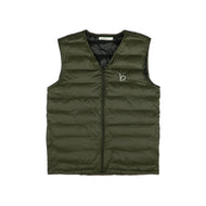 V- Neck Packable Gilet - Khaki