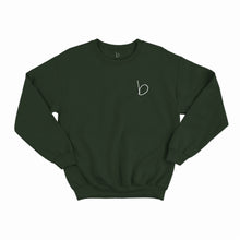 Load image into Gallery viewer, Organic Graphic Print Sweatshirt - Forest Green
