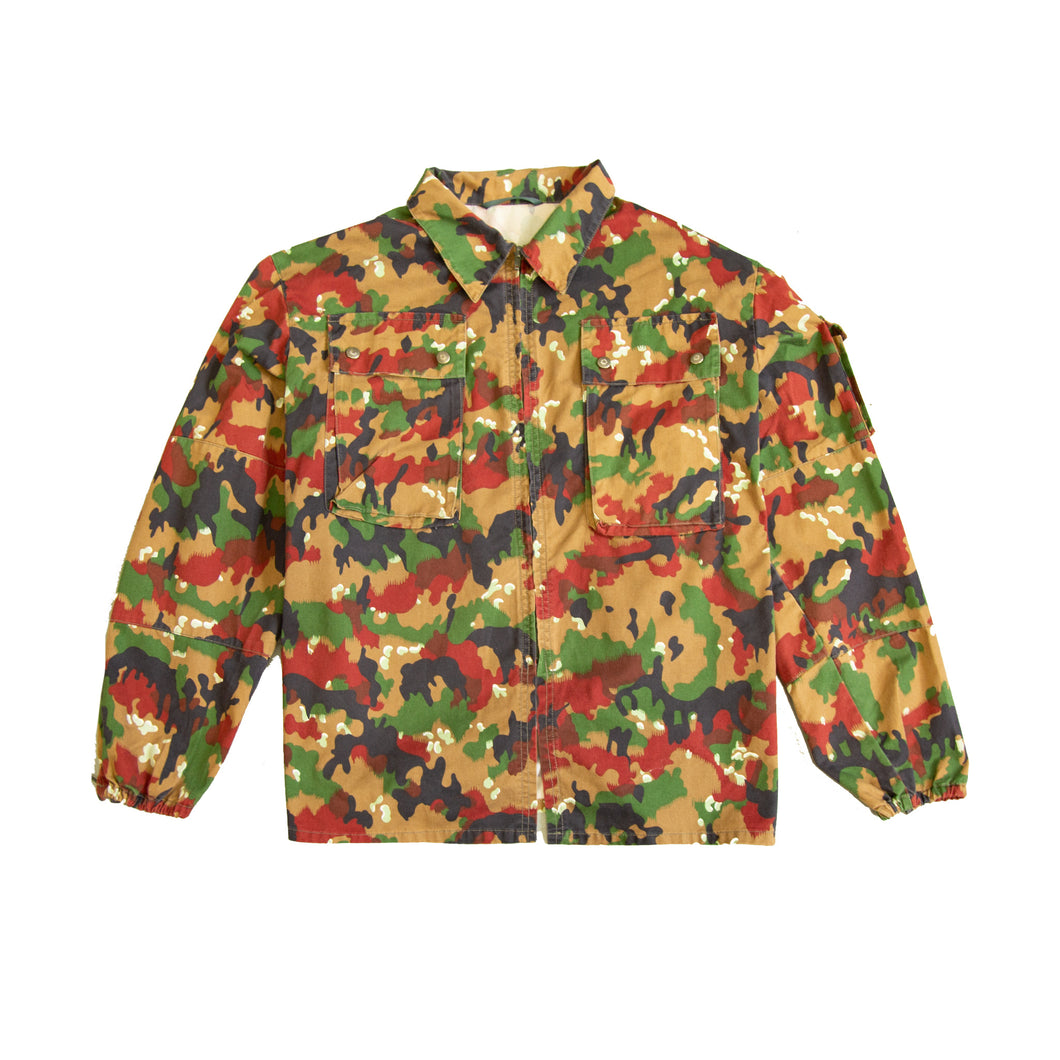 Two Chiefs - Reclaimed camo utility overshirt
